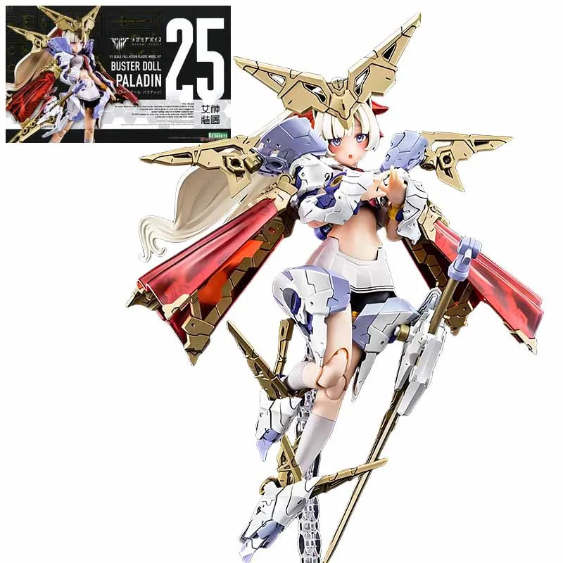 KOTOBUKIYA Original MEIGAMI DEVICE BUSTER DOLL. TANK BUSTER DOLL PALADIN  Anime Action Figure Assembly Model Toys Collectible