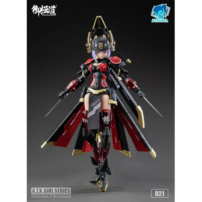 Original ATKGIRL JW-021 Jin Yiwei Mobile Suit Girl Anime Action Figure Assembly Model Toys Collectible Model Gifts for Children