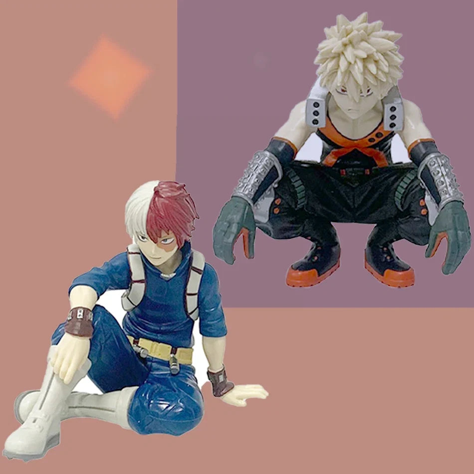 My Hero Academia Anime Figures PVC Model Bakugou Katsuki & Todoroki Shoto that as ornamental and collectible or as Toy Gifts