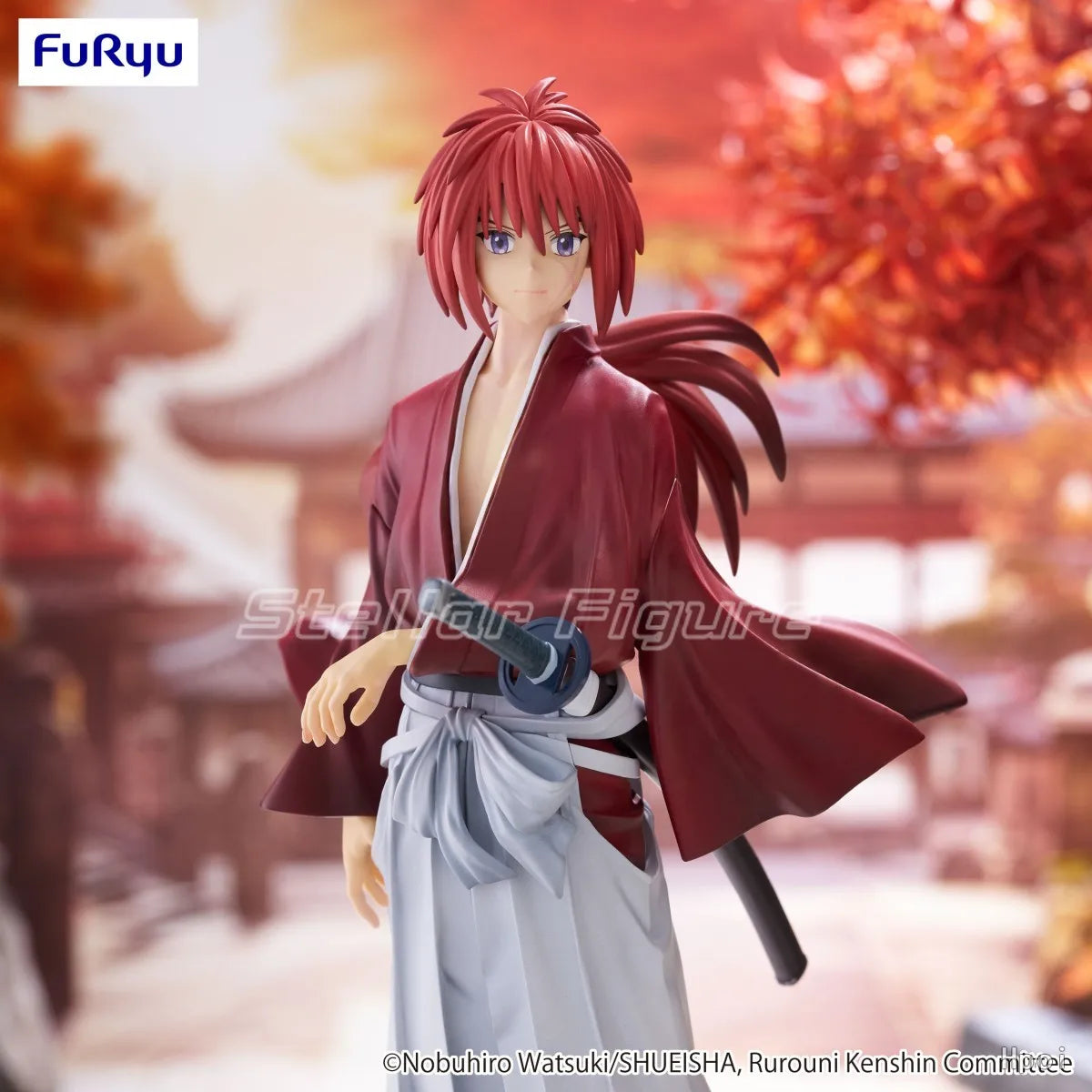 【SF】In Stock Original  Rurouni Kenshin Himura Kenshin Figures Anime Models Toys