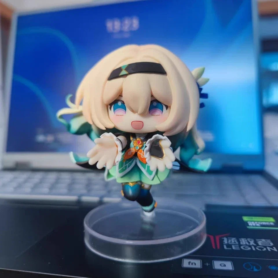 11cm Firefly Q Version Figure Honkai Star Rail Anime Figure Beautiful Girl Game Peripherals Desktop Decoration Best Gift for Boy