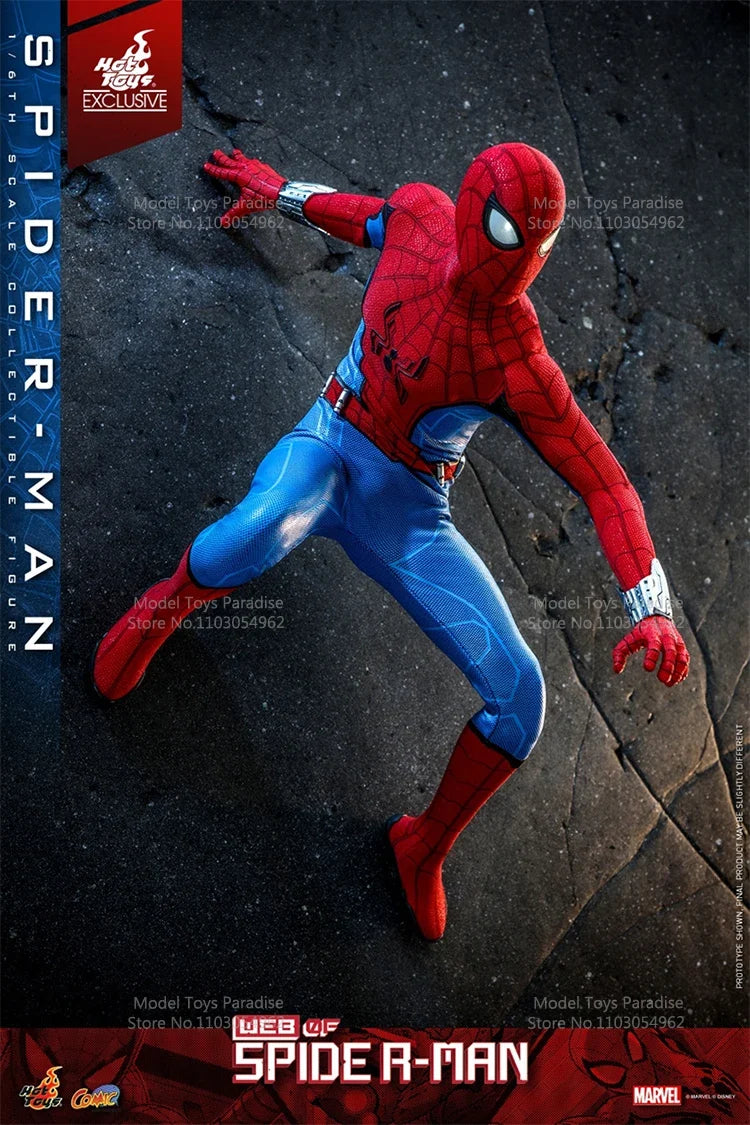 Original HotToys CMS010 1/6 Collectible Toys Spider Man Limited Edition Super Hero Soldier 12inch Action Figure Model Gifts