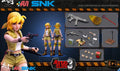 In Stock Original Snk Metal Slug Action Figure Toy Fior Airi Sisters 1/12 Cloth Collection Gift ERI006 ERI007