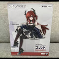 In Stock [Genuine] Original Furyu Arknights Noodle Stopper Surtr PVC Figure Model Sitting Posture Doll Collector Figurine Toys