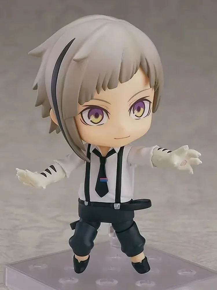 Bungo stray dogs Nakajima Atsushi #893 Q version figma PVC Action Figure Anime Figure Model Toys Figure Doll Gift