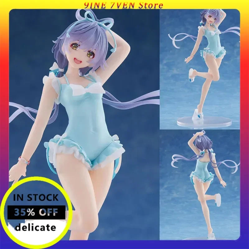 Cartoon Cute Girls Swimwear Summer Scenery Handmade Model Ornament Kawaii Desktop Collection Small Gift For Birthday
