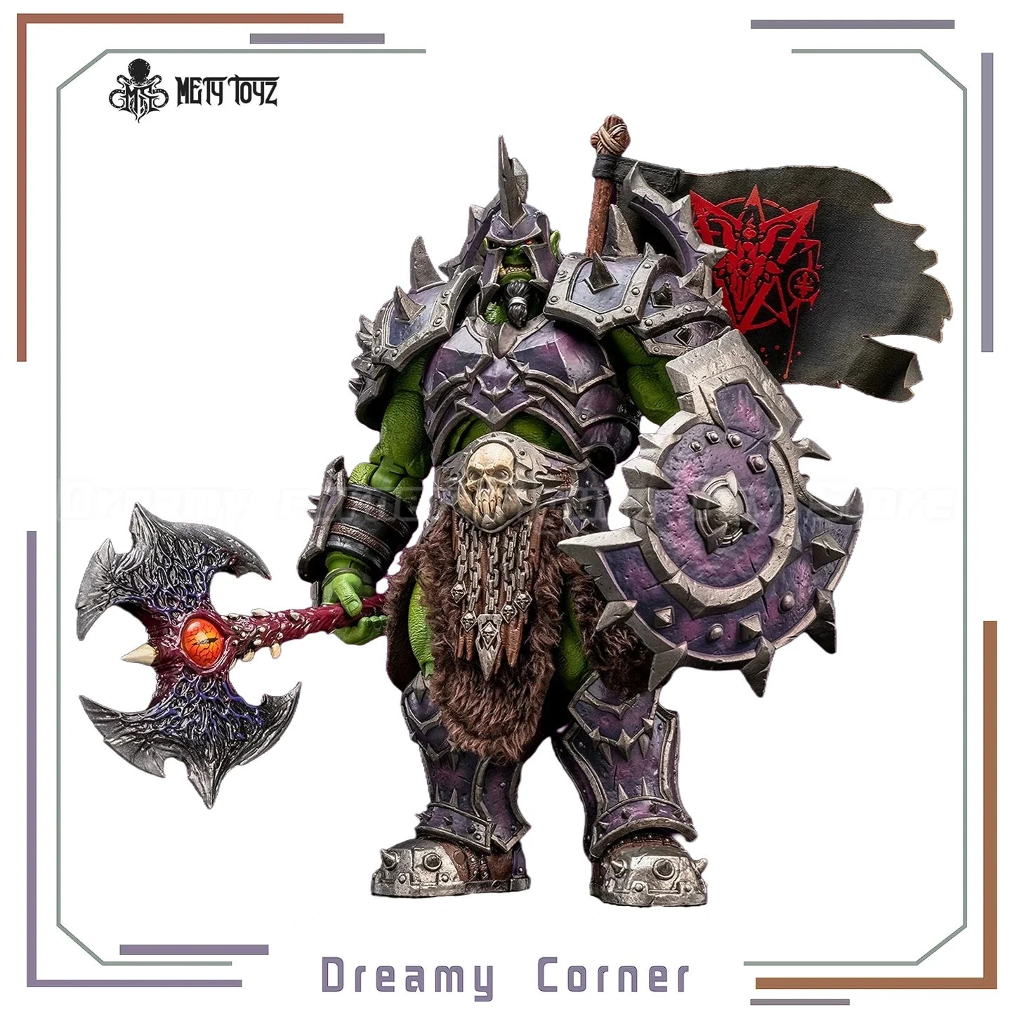 【Auf Lager】Original Mety Toyz 2024 Wf Limited Warlord Orc Actionfigur Sammlermodell