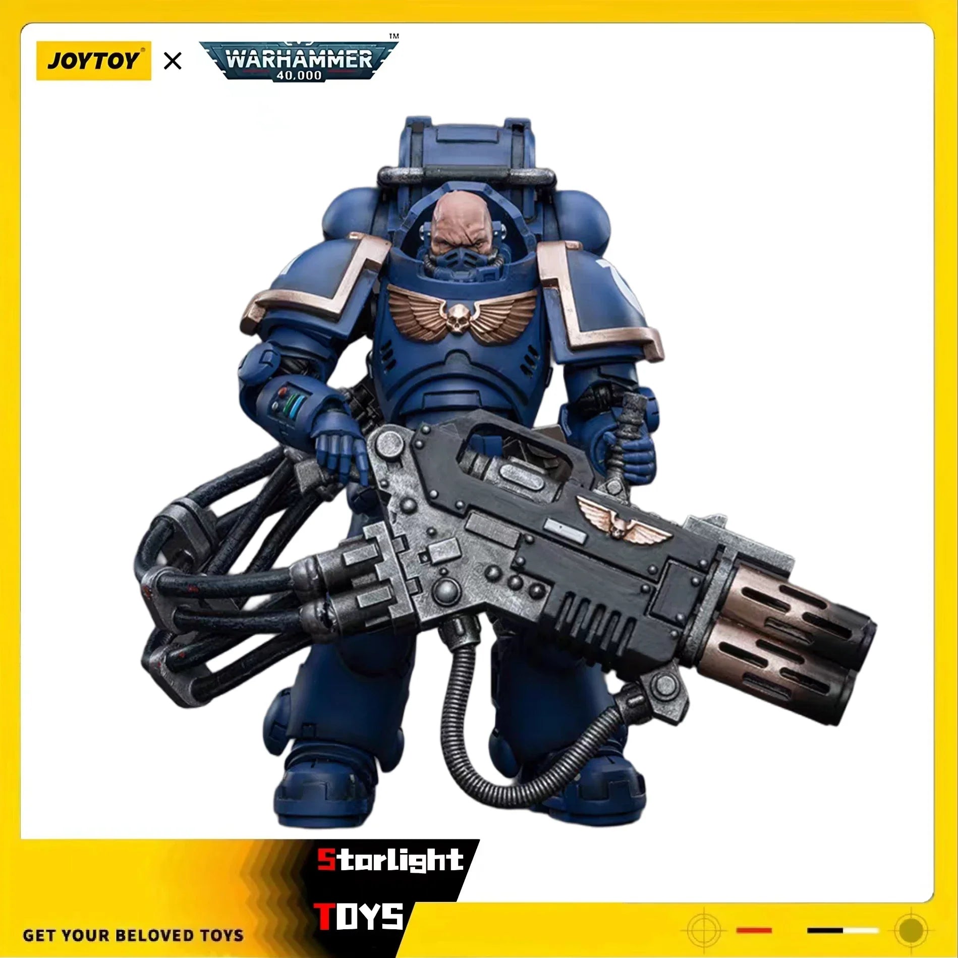 JOYTOY 1/18 Action Figure Warhammer 40K Ultramarines Primaris Eradicator 2 Toys Model Ornaments Collection Gifts