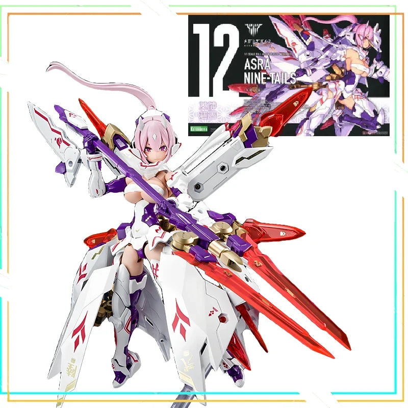 KOTOBUKIYA Megami Device12 Anime Figure KP515 ASRA NINE-TAILS Original Action Figure Toys Collectible Model Gifts for Children