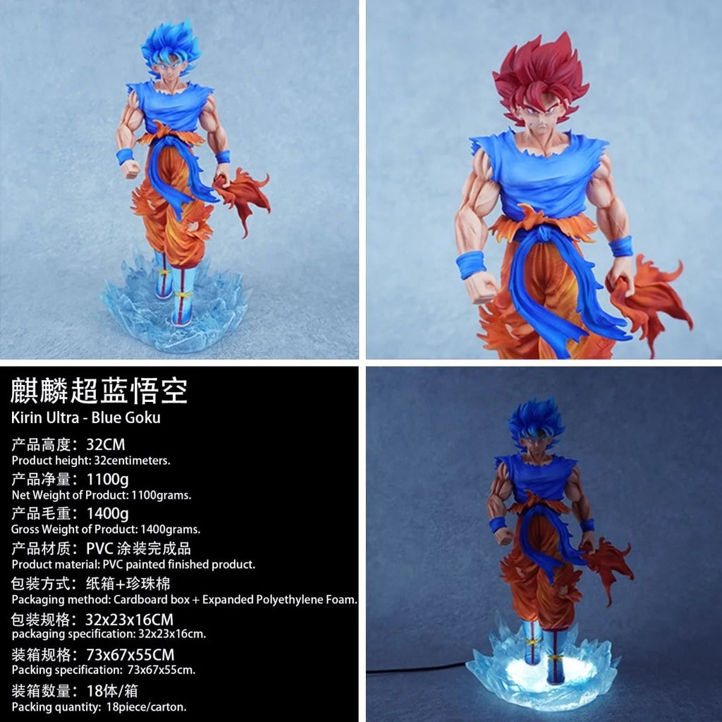 New 28cm  Anime Figures Dragon Ball Super Saiyan 4 Broli Figures Pvc Statue Collection Model Desk Decoratio Birthday Gifts Toys
