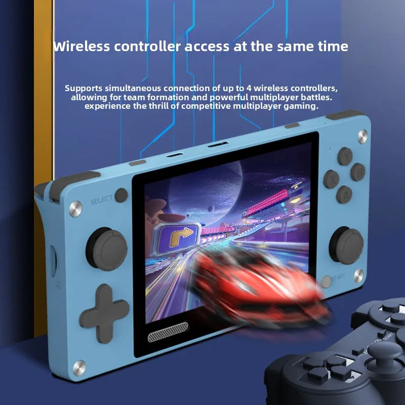 Retro Determiner portable mini video game console, classic game later, 4.0" HD IPS display, over 5000 games, 12 emulators, A390,