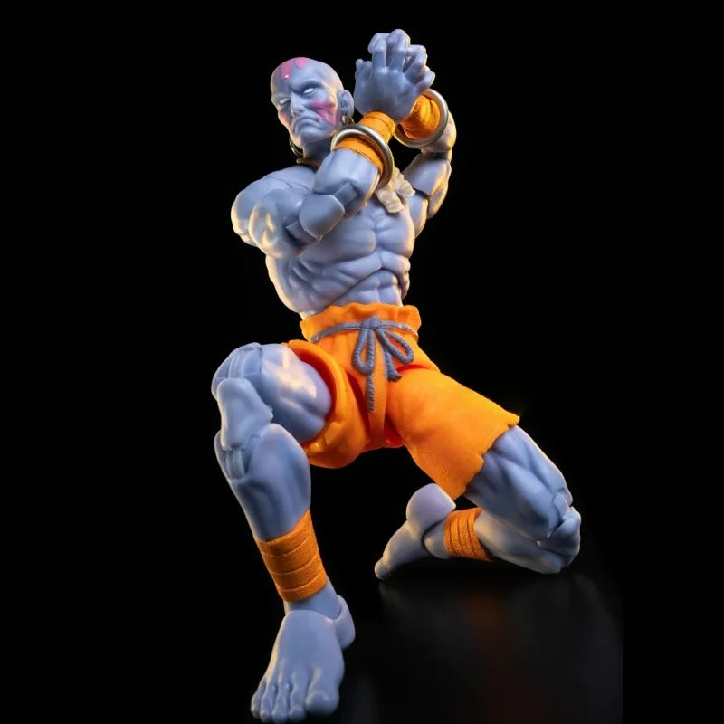 In Stock Jada Toys Street Fighter 2 1/12 Scale Sdcc Exclusive  Action Figure Dhalsim Vega Ken Fei Long Movable Joint Toys Gift