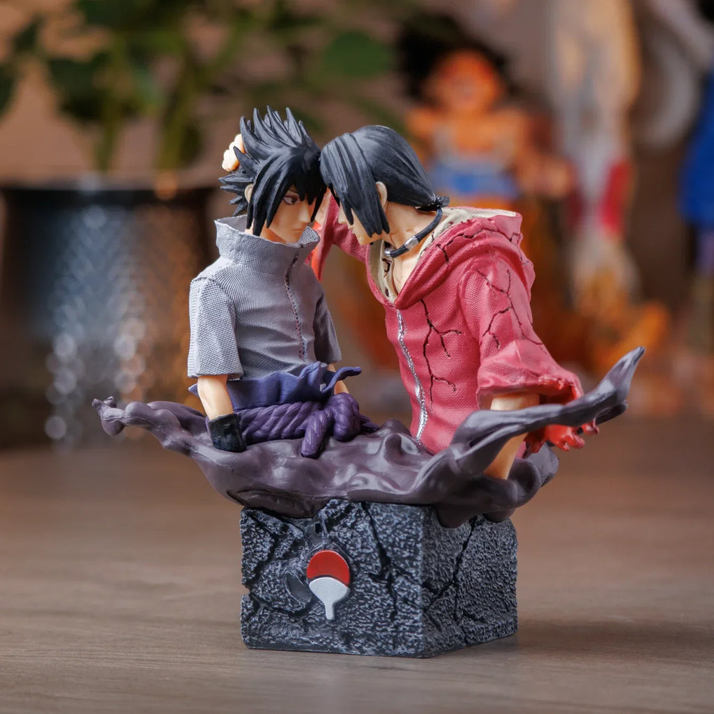 Naruto, Sasuke and Itachi, Brothers reconcile, Model Sculpture, Anime Peripherals, Figures, Home Decorations, Small Gifts, Chris