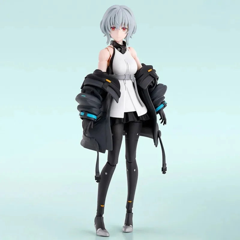 Bandai Original SHF SYNDUALITY NOIR Anime Action Figure Collectible Joints Movable Model Toys Ornaments Gift Children Kid Girl
