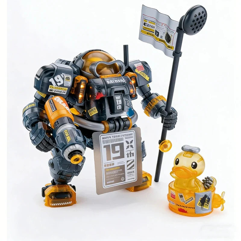 B.Duck SPA Duck Black Warrior Limited Edition Mecha Modellbausatz Klare Rüstung Actionfiguren Mit Wasserabziehbildern Montagespielzeug Geschenke