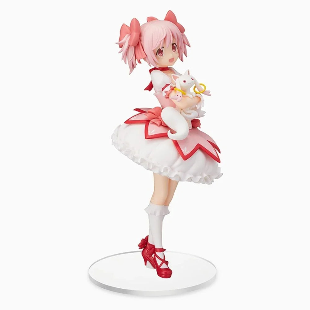 Anime Girl Figure kaname madoka figurine Kyuubey Cute magic girl action figure Model Doll Toy Loli Figurine Collect Ornament