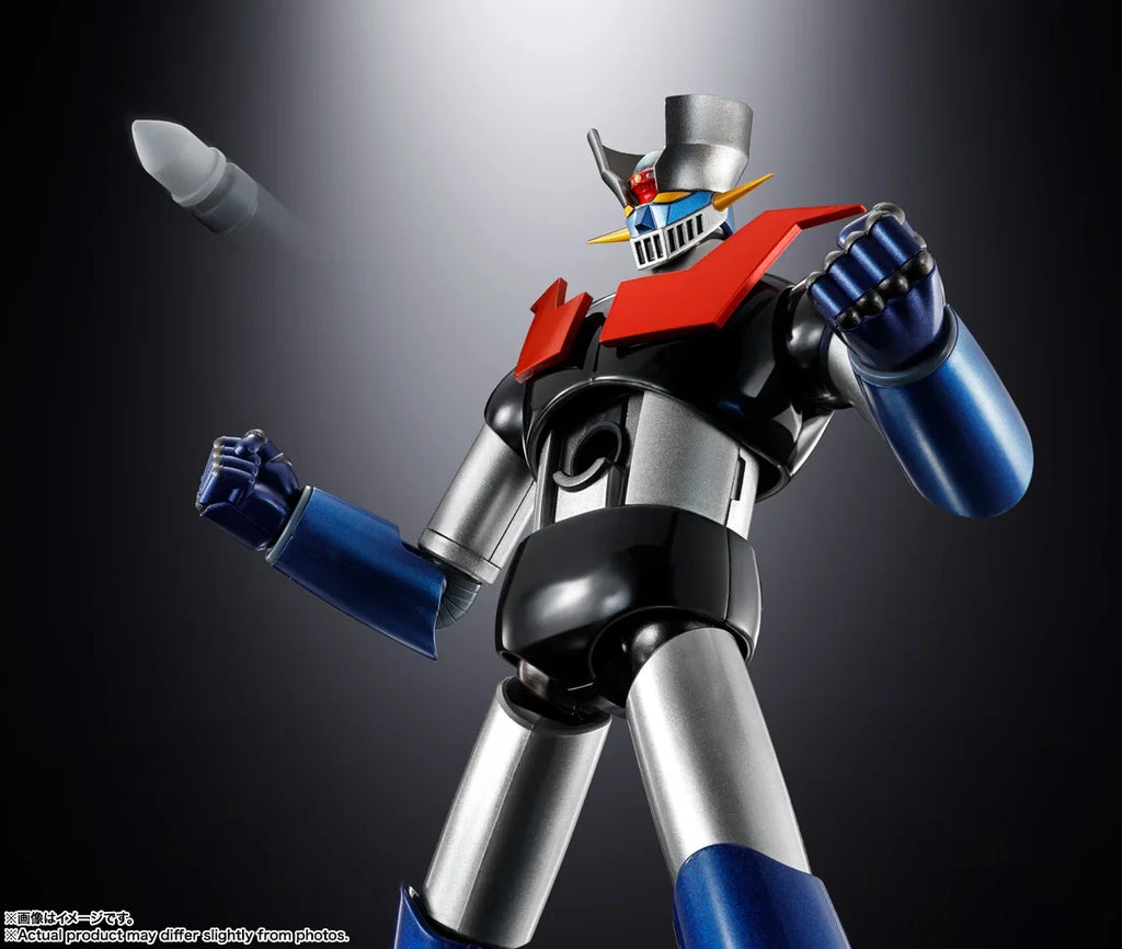In Stock Original BANDAI SOUL OF CHOGOKIN KAKUMEI SHINKA Reinforced Type GX-117 Mazinger Z Figure Anime Model Action Genuine Toy