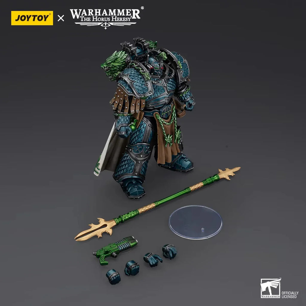 JOYTOY Warhammer 40K Alpha Legion Alpharius Alpharius 1/18 Actionfigur Primarch der XX. Legion Anime-Figuren Spielzeugmodell
