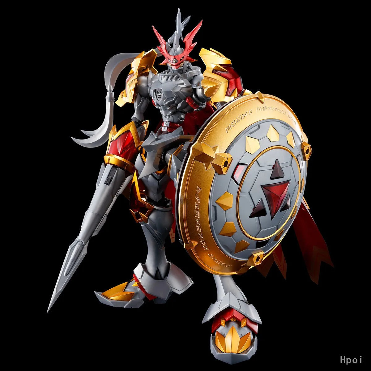 BANDAI PB Limited Figure-rise Standard Amplified Digimon Tamers‌ DUKEMON/GALLANTMON [SPECIAL COATING] Anime Figure Assembly Toy