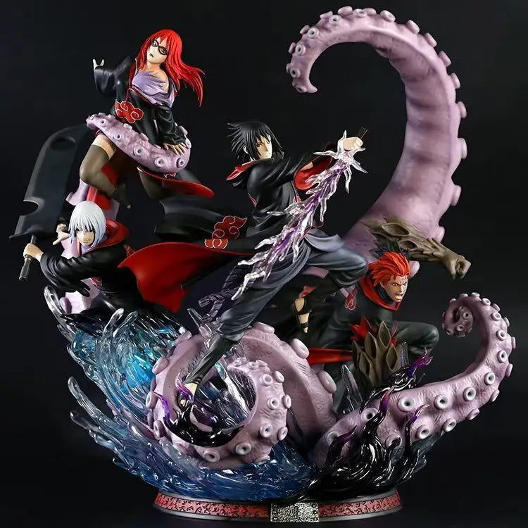 NARUTO Anime Figurine Model GK Uchiha Sasuke Action Figures 40CM PVC statue Collection Toy Hawk figma