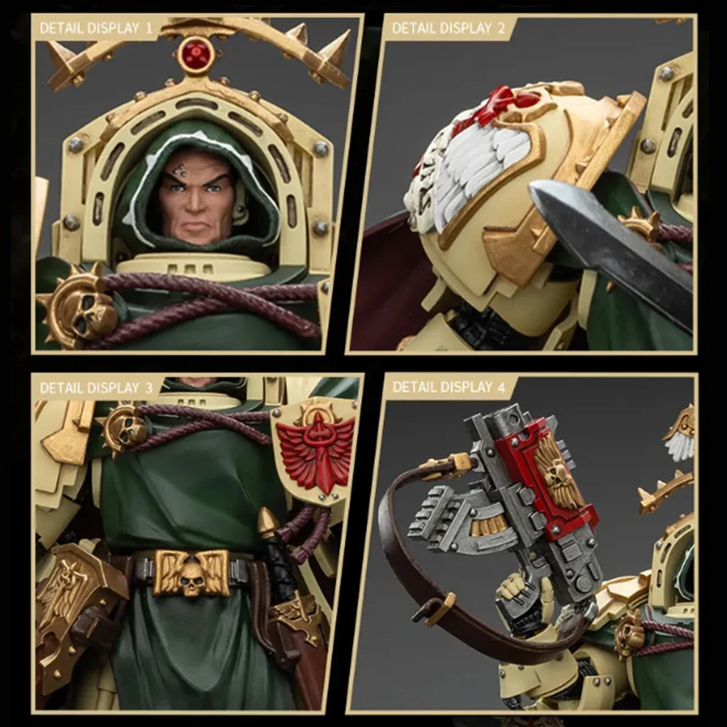 JOYTOY Warhammer 40K Action Figure 1/18 Dark Angels Belial Grand Master of The Deathwing Anime Figurine Collection Model Toys