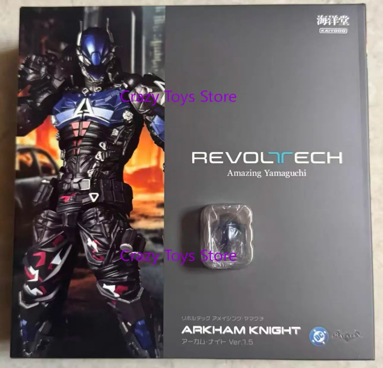 In Stock Original Kaiyodo Revoltech Yamaguchi Arkham Knight 1.5 PVC Anime Action Collectible Figure Model Toy Collection