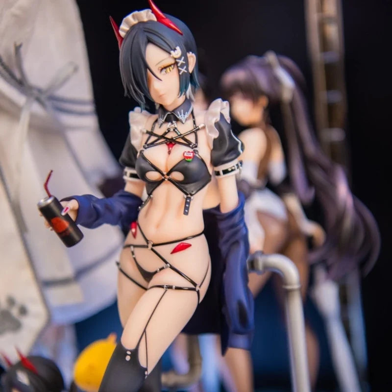 Original AniGame Azur Lane Ulrich Von Hutten Madchen Trummer 1/6 Scale Figure Toy Model Collection Gift