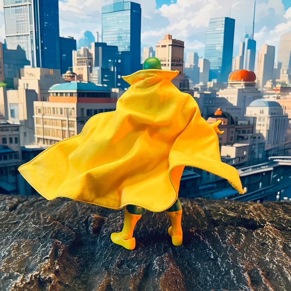 Avengers Shf Anime New Handmade Vision Coat Cloak Can Be Styled Freely Clothes Built In Iron Wire Is Suitable for 1/12 Toys