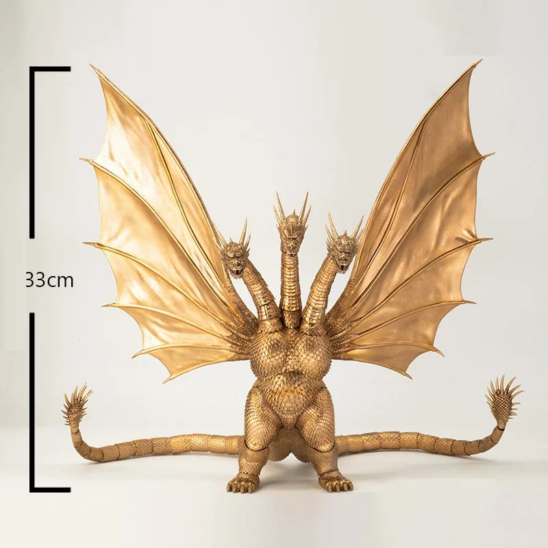 HIYA Exquisite Basic Series Godzilla vs King ghidorah 1991 King ghidorah Action Figures,collection Gift for Adult