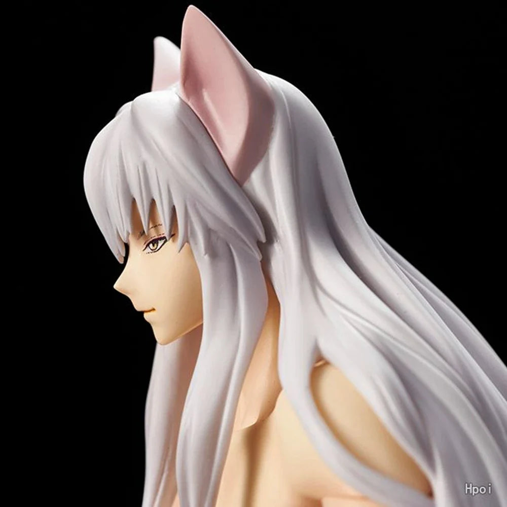 10CM Anime Yu Yu Hakusho Youko Kurama Figure Kurama Sitting posture Noodle Stopper Figure Model Toy Doll Aciton Figure