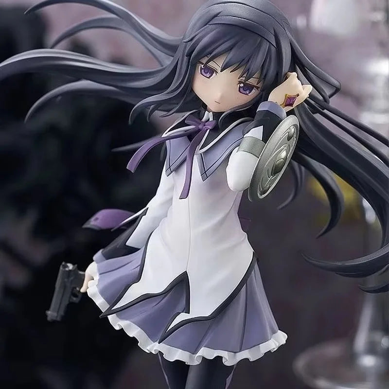 22cm Anime Puella Magi Madoka Magica Action Figure - Akemi Homura Kaname Madoka Standing Posture Collectible Cartoon Toys Gifts