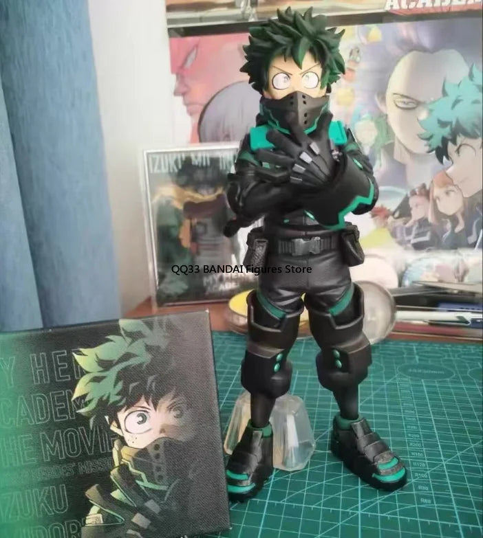 Original My Hero Academia Katsuki Bakugou Midoriya Izuku Todoroki Shoto STEALTH SUIT Ver.world Heroer'mission Figure Model Gift