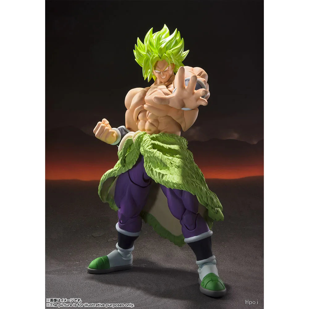 100% Authentic In Stock Bandai S.H.Figuarts Dragon Ball Super Saiyan Broly Full Power Anime Action Figure Collection Model Toy