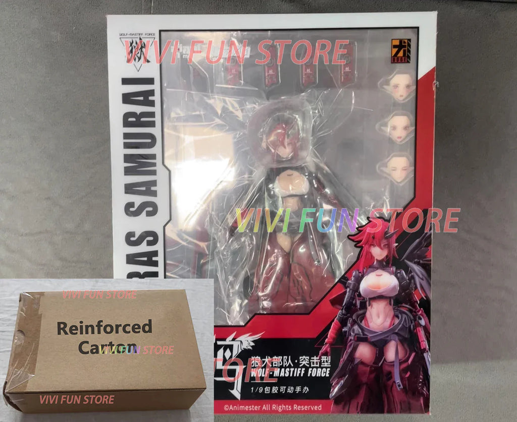 Auf Lager AniMester KARAS SAMURAI Modellspielzeug 1/9 Nuclear Gold Rekonstruktion Weichgummikörper Schönheitsmädchen WOLF MASTIFF FORCE