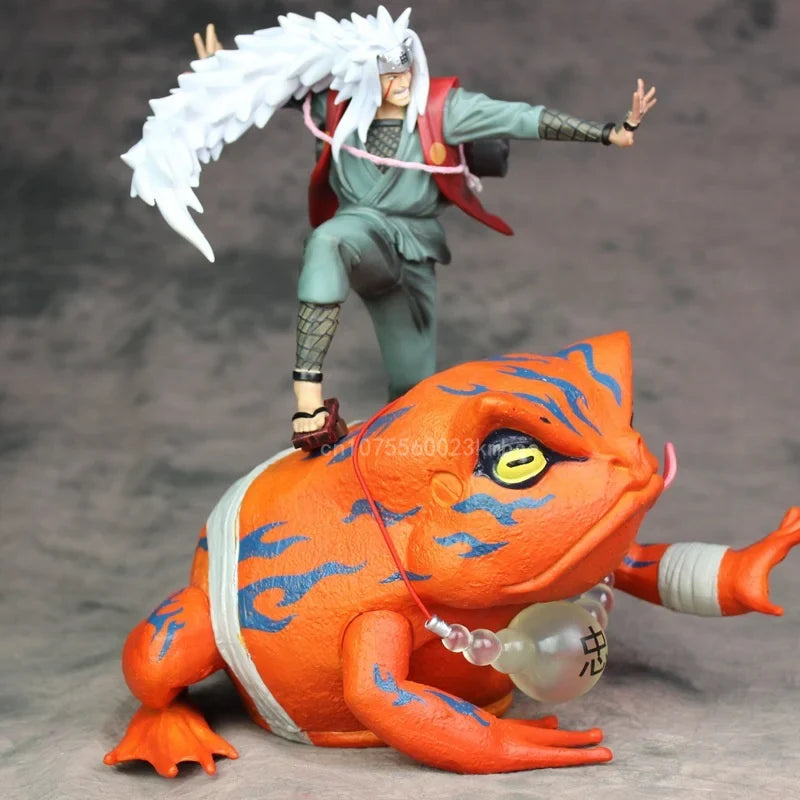 New Jiraiya Figure Manga Naruto Gama-Bunta Action Figurine 23cm PVC Model Decoration Collectible Desktop Children GK Toys Gifts