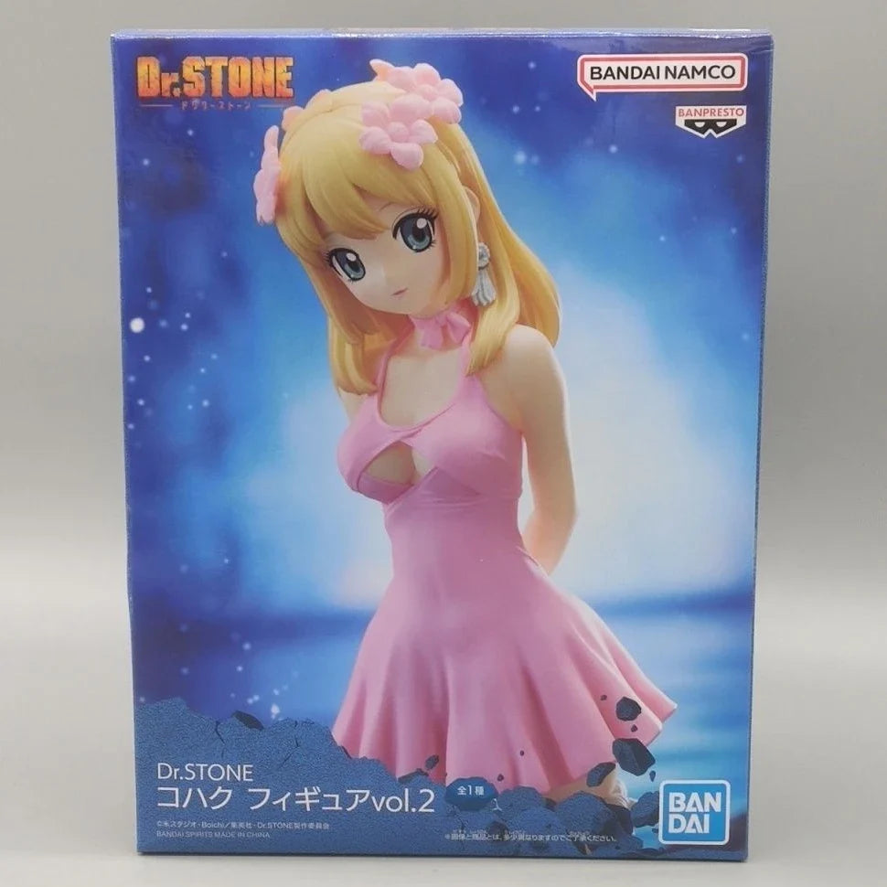 Bandai Original Banpresto In Stock Dr.stone Amber Action Figure Sexy Girl Action Figure Model Ornaments Boxed Toys Girls Gifts