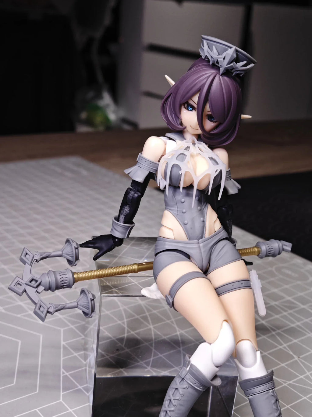 【No Figure】Handmade 1/12 Mecha Girl Chinese Mage Conversion Parts For 6inch Kotobukiya Gunner Knight  Action Figure Toys ﻿