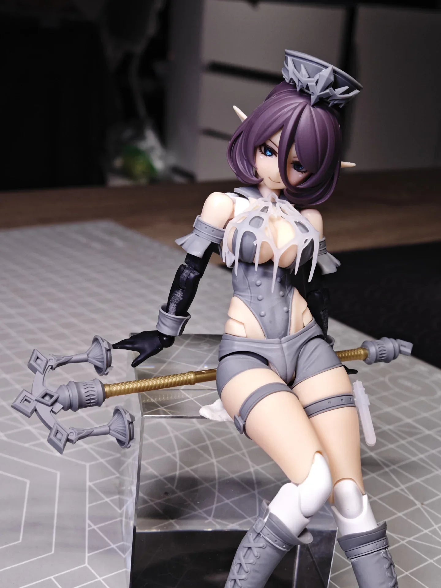 【No Figure】Handmade 1/12 Mecha Girl Chinese Mage Conversion Parts For 6inch Kotobukiya Gunner Knight  Action Figure Toys ﻿