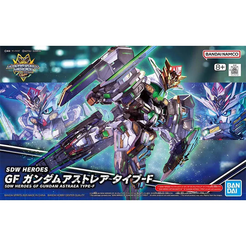 Bandai Gundam Model Kit SDW Captain Qan T GF Astraea F GF Astraea B Action Figure Gunpla Building Kit Anime Figures Toys Gift