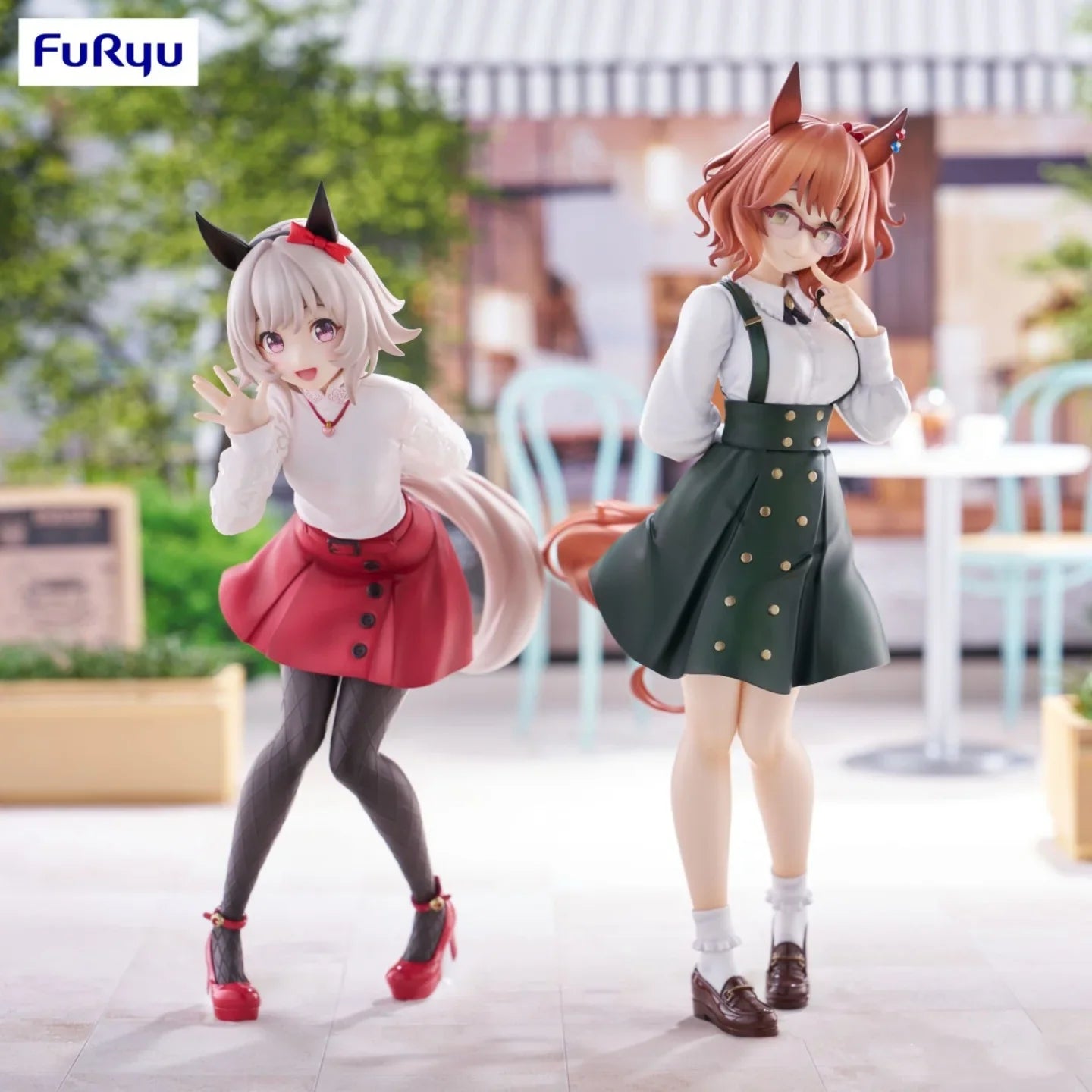 Original FuRyu PrettyDerby Trio-Try-iT Figure Curren Chan Animation Figure Collection Model Toy