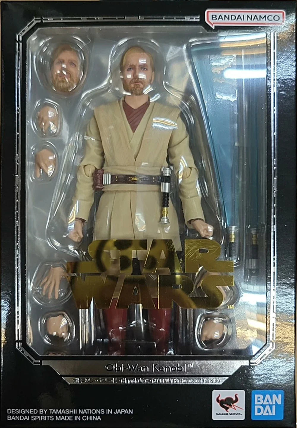 Bandai Officially Licensed STAR WARS Revenge of the Sith Obi Wan Kenobi Yoda A New Hope Ben Kenobi Premium Collectible Model