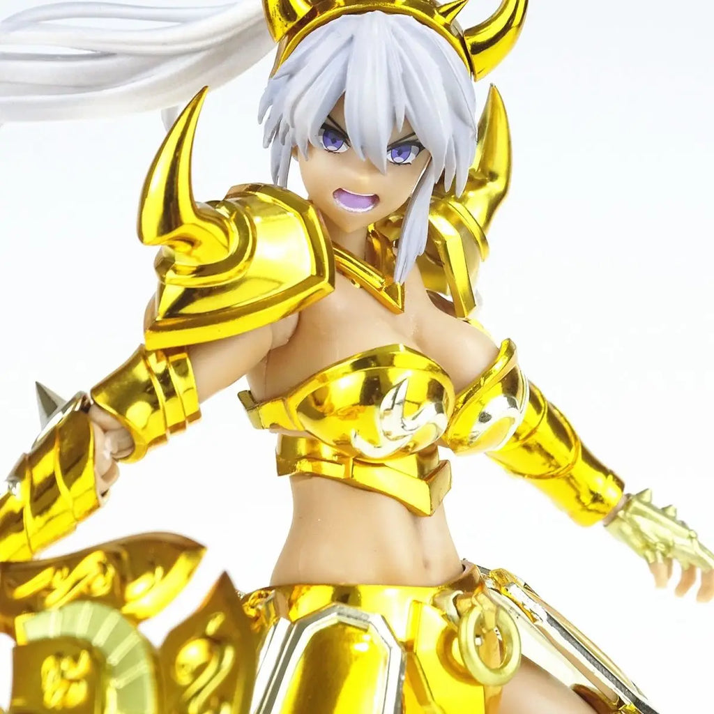 Great Toy Saint Seiya Myth Cloth Action Figure Female Taurus Ex Holy Contract Erica Anime Figure Knights Of Zodiac Gt Model Gift