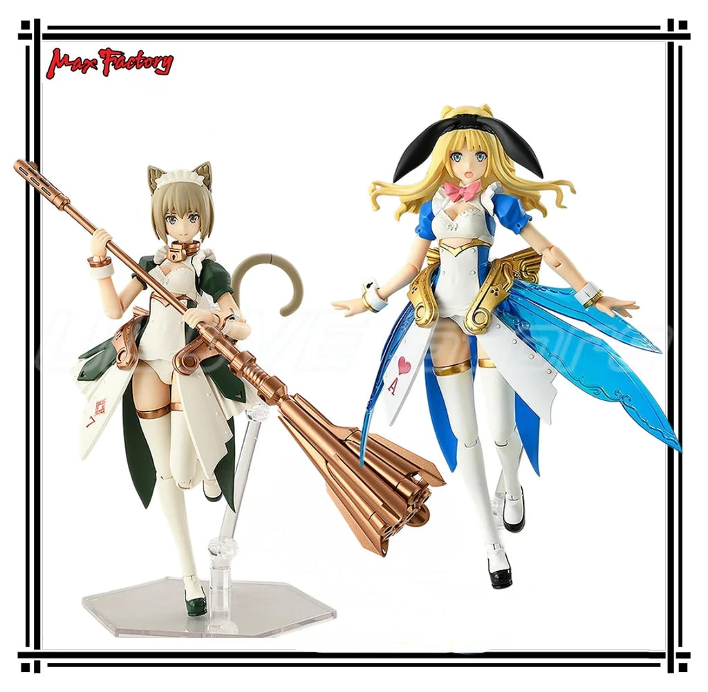 Original Max Factory PLAMAX GP-01A GP-02 Sin Maid Robot Meow Ancient Style Action Figure Model