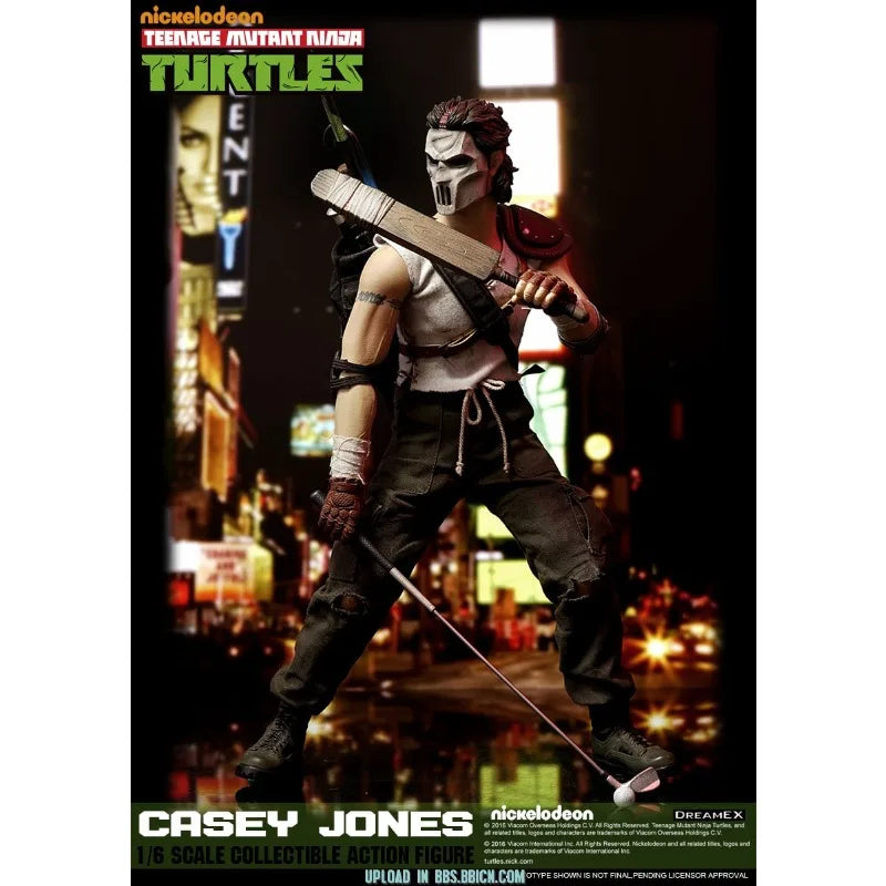 Spot DreamEX Original Ninja Turtles Series Ninja Turtles Casey Jones Mask Male Casey Jones 1/6 Finished Movable Doll Model Toy