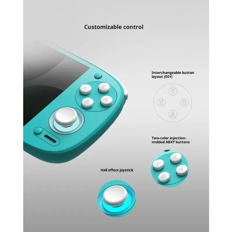 Retroid Pocket Pocket G2 Android Game Console 5.5Inch 1080P AMOLED Screen 5000mAh Hall-Effect Joystick RP G2 Handheld Consoles