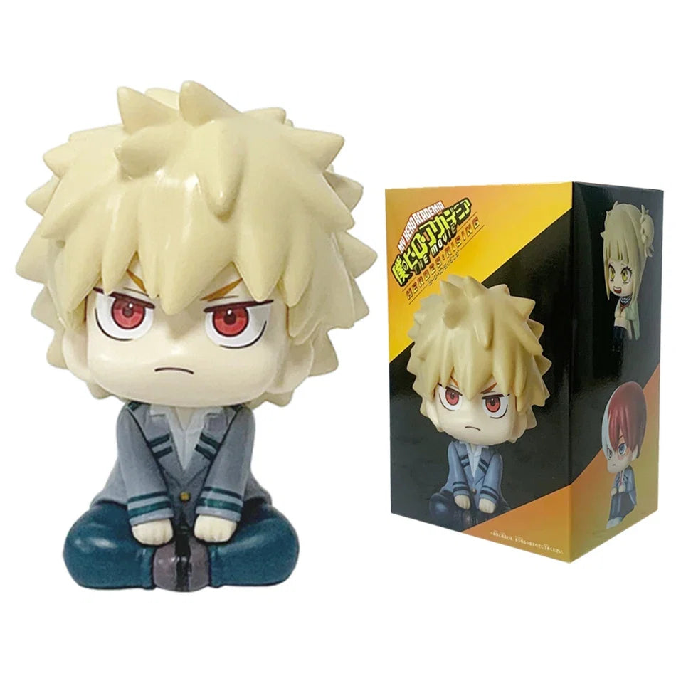 HOT My Hero Academia Katsuki Deku Todoroki Shoto Himiko Toga Break Time Anime Figure Model Collection Doll Toy For Kids Gift