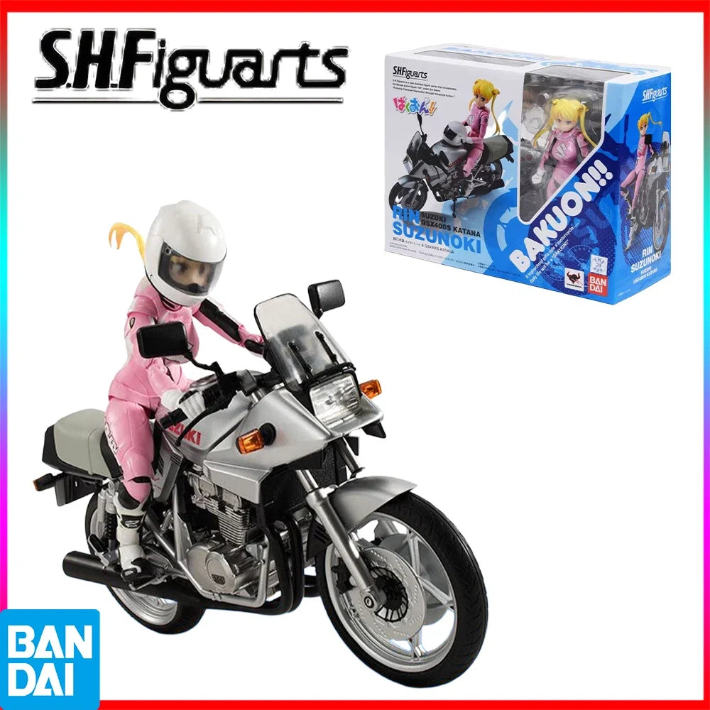 100% Authentic In Stock Bandai S.H.Figuarts Bakuon!! Rin Suzunoki Anime Action Figure Collection Model Toy