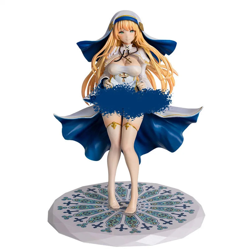 Sister Charlotte Sacred White Heterochromatic Edition Handmade Original Painting Beautiful Girl Animation anime Model Stock