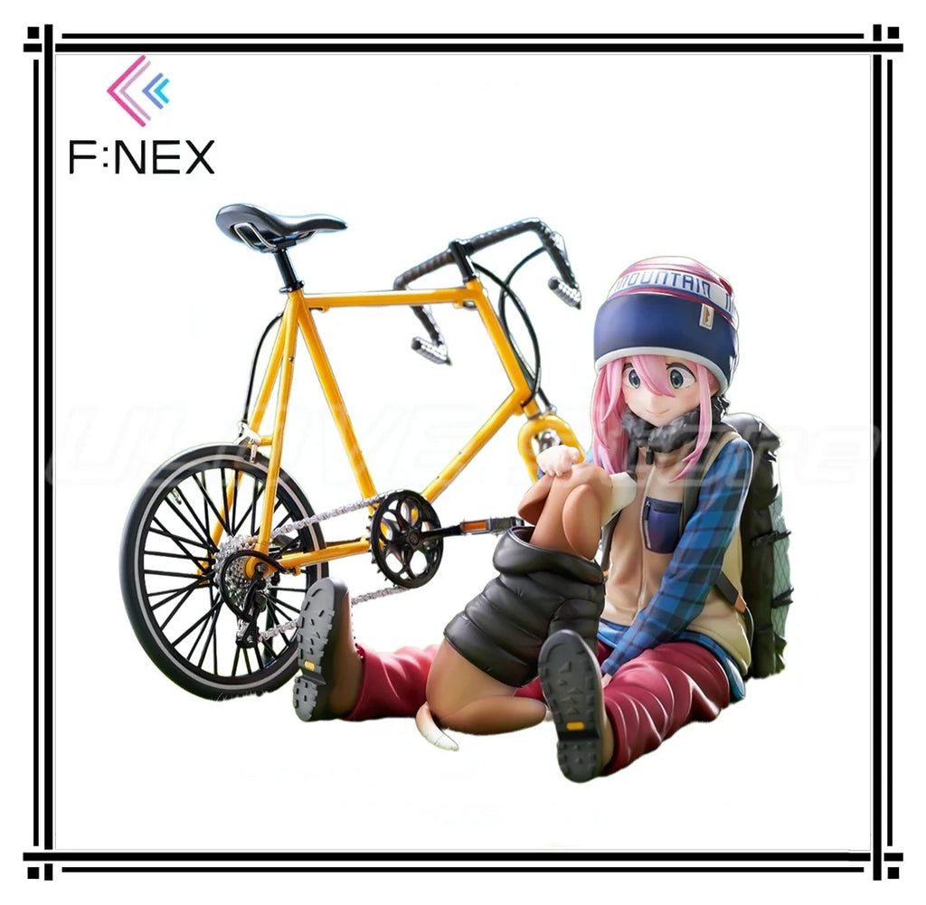 Original F:NEX LAID-BACK CAMP Kagamihara Nadeshiko Anime Figure Model Toys Gifts Collection