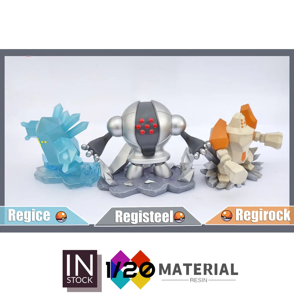 [In Stock]1/20 Resin Scale World [ACE] - Regirock & Regice & Registeel